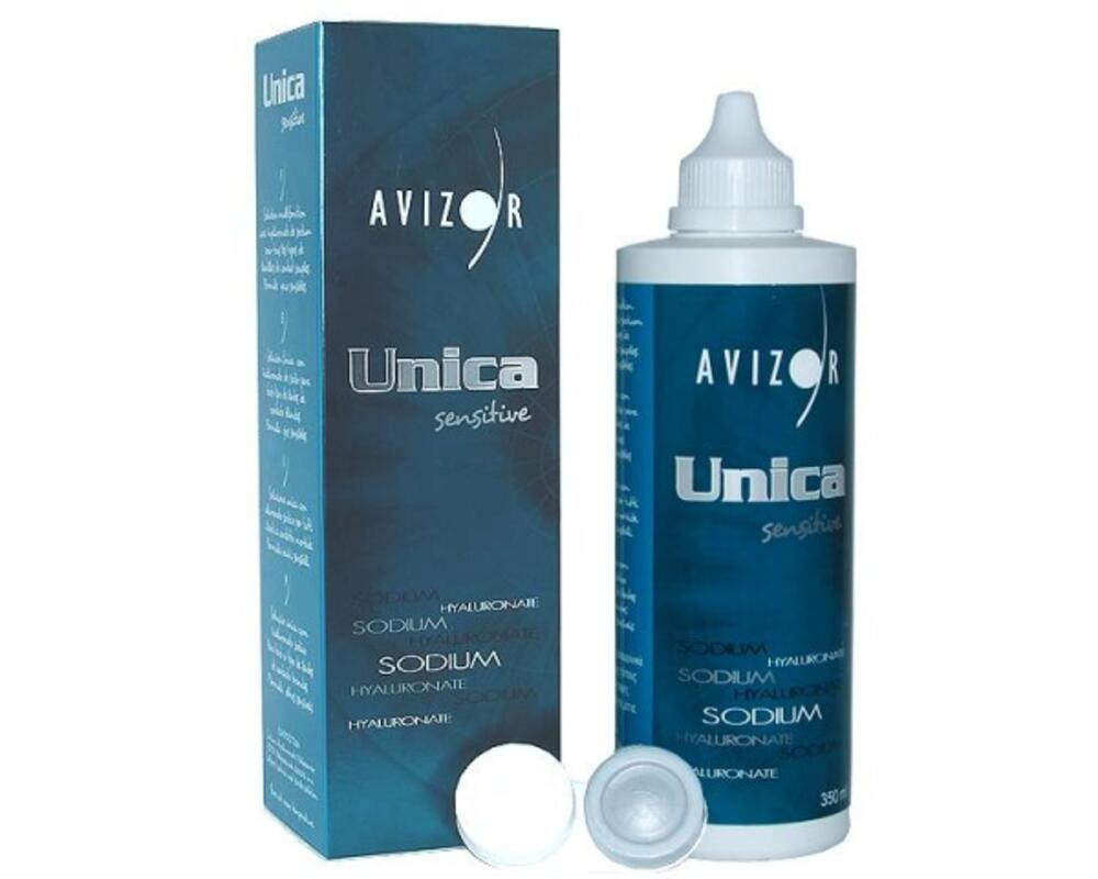 AVIZOR UNICA SENSITIVE 350 ML (з контейнером для лінз) 