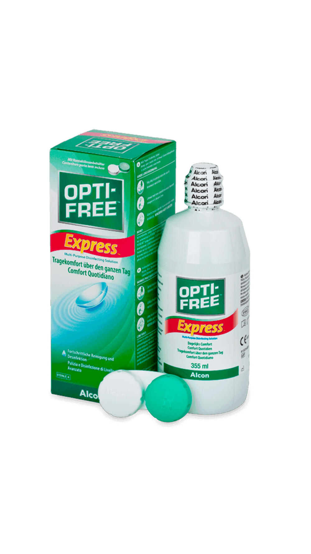 OPTI-FREE EXPRESS 355ml  (з контейнером для лінз) 